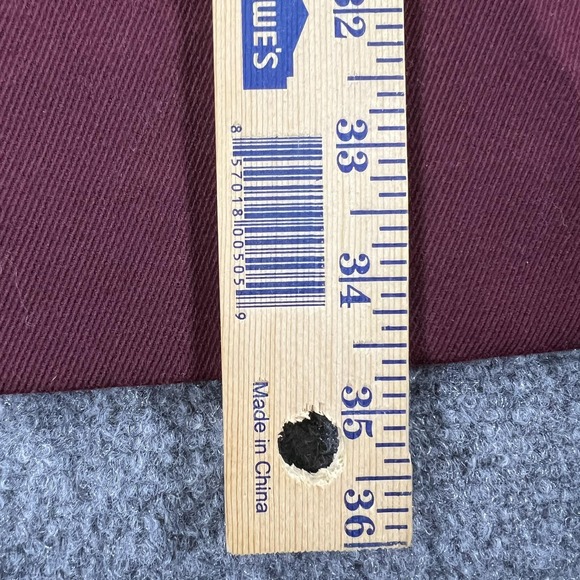 Tory Burch Dress Womens 4 Red Black Sheath Knee Length Leather Trim Military - Picture 6 of 7